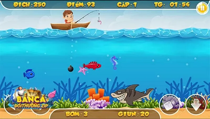 Hình ảnh 3D của game Vua câu cá