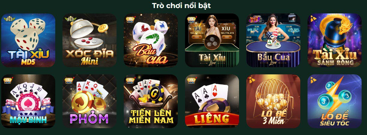 Kho game đa dạng hấp dẫn của Uk88