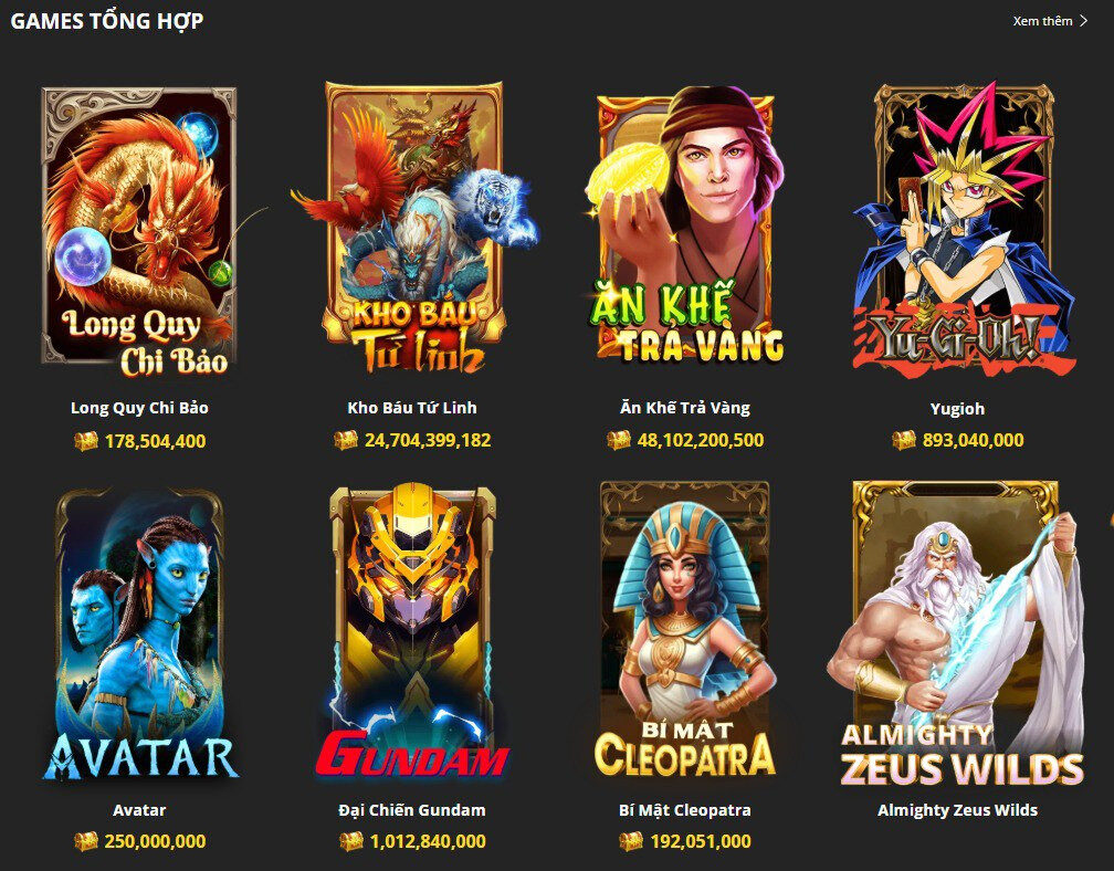 Kho game phong phú tại May88