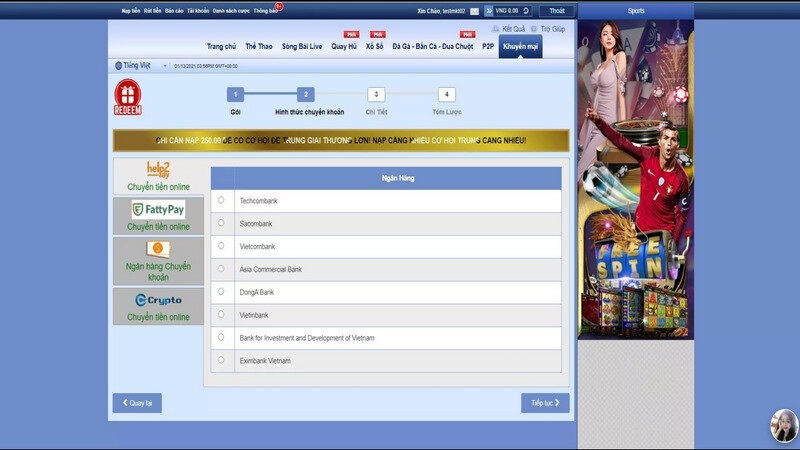 Nạp tiền M8win bằng thẻ cào chỉ với 2 bước