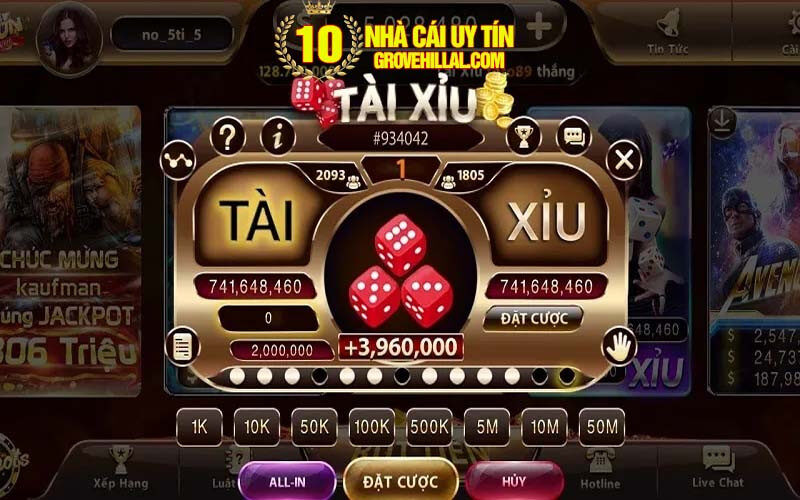 Trò chơi Tài xỉu trực tuyến trên nền tảng di động